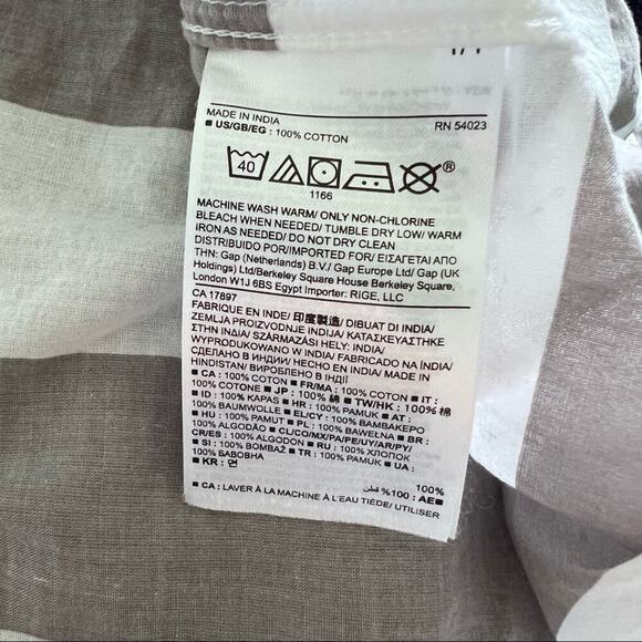 Banana Republic Soft Wash Striped Boyfriend Button Down Shirt - Picture 7 of 8